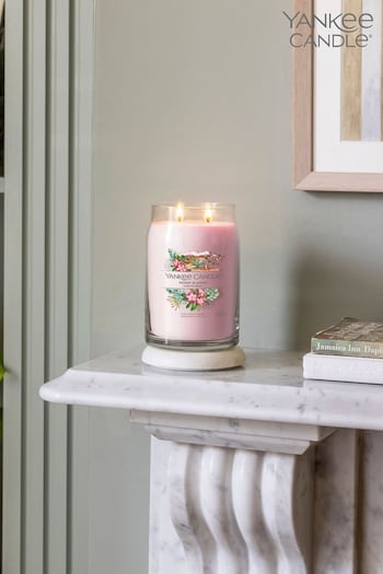 Yankee Candle Pink Large Signature Desert Blooms Jar Candle (B38302) | £30