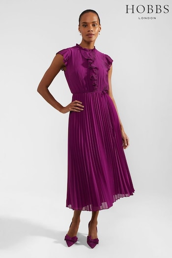 Hobbs Purple Addison Dress (B38606) | £189