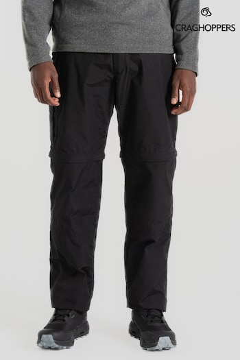 Craghoppers Kiwi Convertible Black Sienta Trousers (B38701) | £70