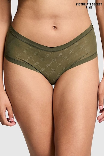 Victoria's Secret PINK Olive Green Cheeky No Show Knickers (B38755) | £9