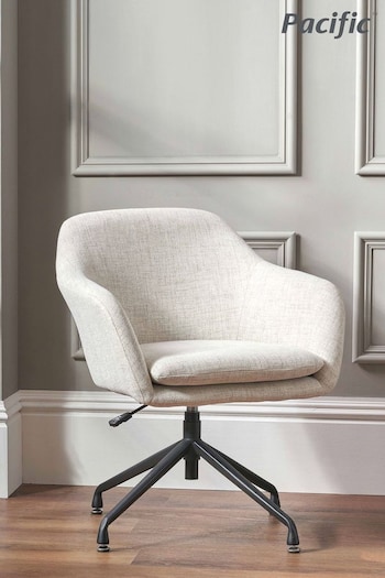 Pacific Grey Pebble Linen Mix Swivel Rise and Fall Chair (B38767) | £230