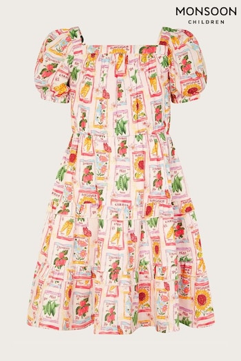 Monsoon Pink Garden Print Dress (B38806) | £25 - £29
