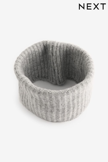 Grey Chunky Rib Snood (1-16yrs) (B39119) | £0