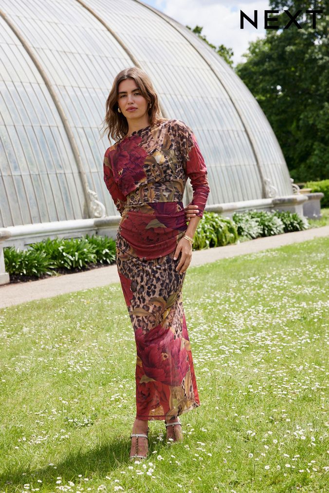 Floral maxi dresses for weddings clearance