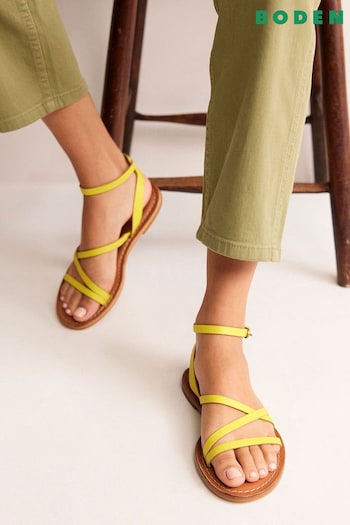 Boden Yellow Everyday Flat Sandals (B39385) | £80