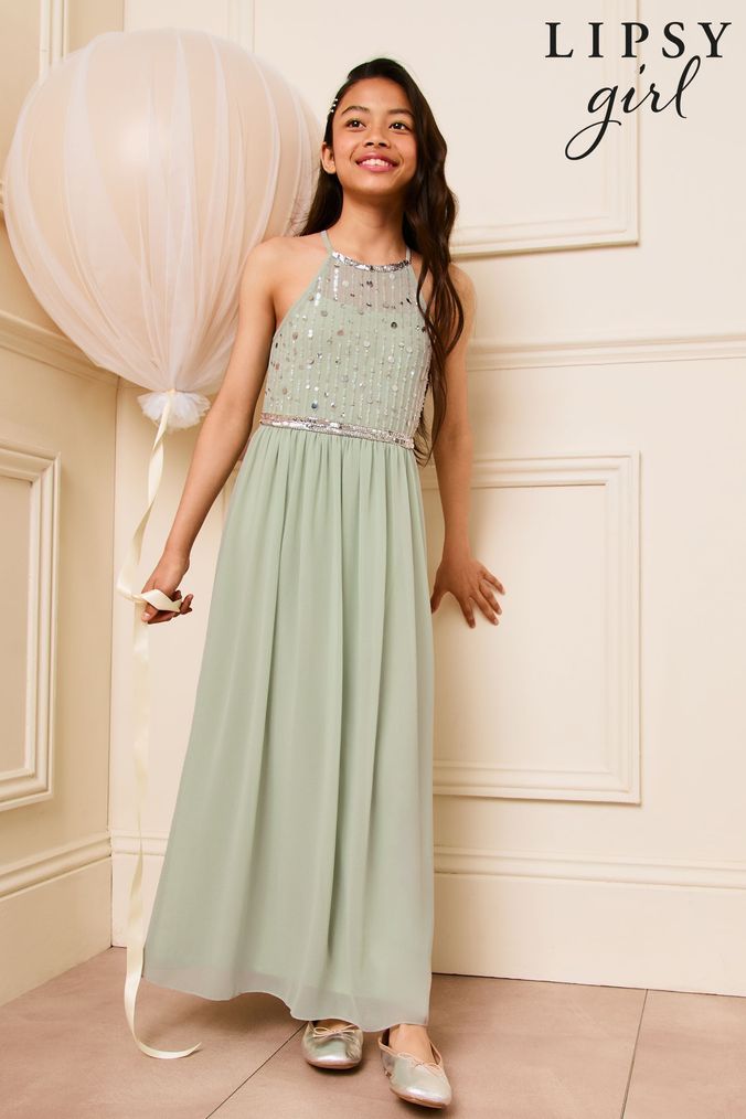 Buy Girls Green Lipsy Dresses Online Next UK