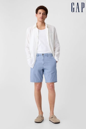 GAP Blue Essential Chinos Shiny Shorts (B39403) | £30