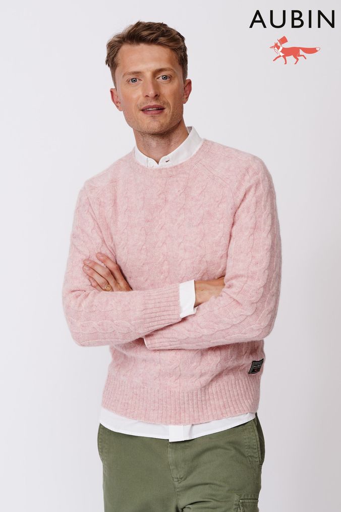 Buy Men s Pink Casual Jumpers Online Next UK