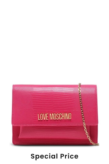 Love Moschino Purple FAUX Leather Crossbody Bag (B39518) | £195