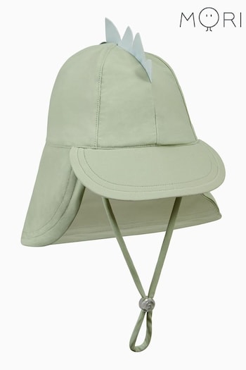 MORI Green Dinosaur Neck Cover Sun Hat (B39836) | £19.50