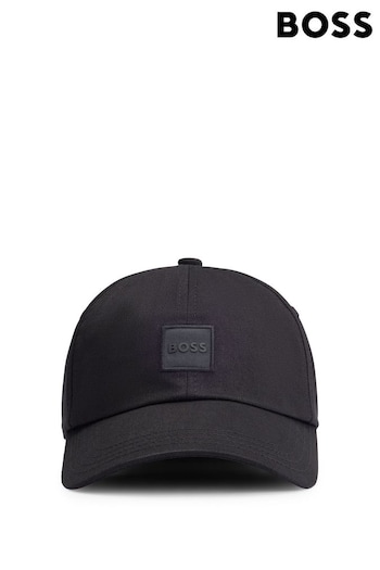 BOSS Black Cotton-Twill Cap With Tonal Logo Patch (B39889) | £35