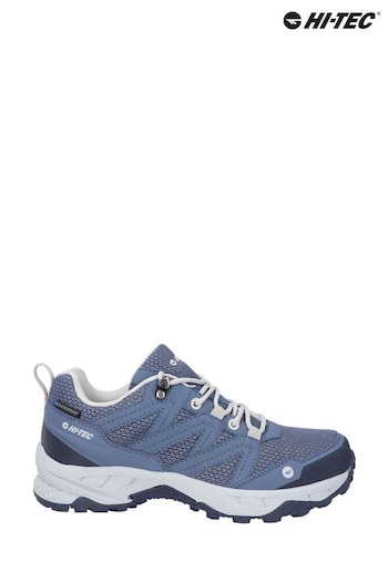 Hi-Tec Blue Saunter Hiking Marrone Shoes (B39923) | £60