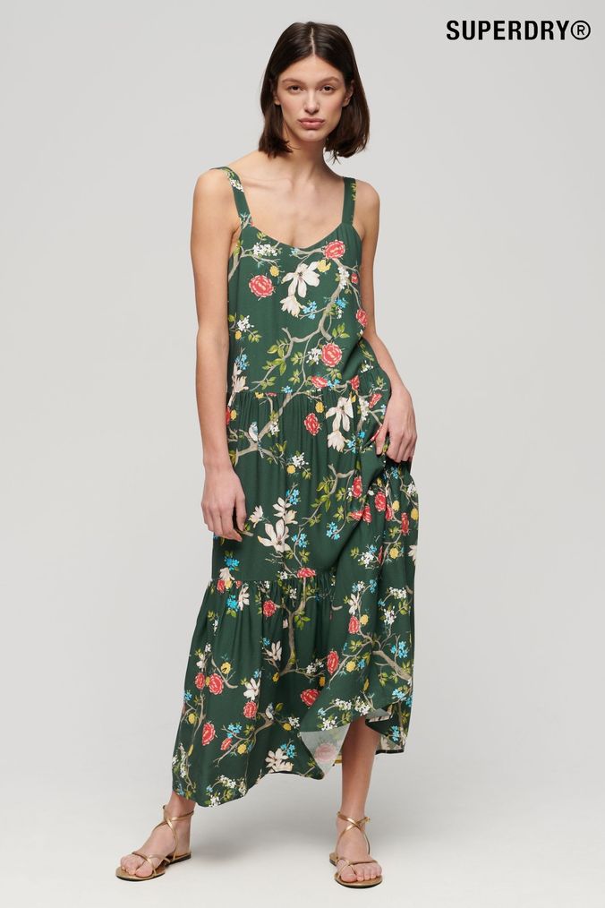 Buy Women s 10 Green Superdry Strappy Dresses Online Apgs nswShops