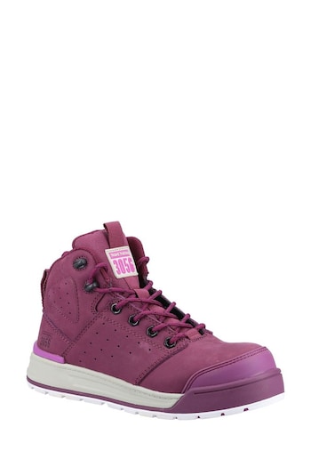 Hard Yakka Pink 3056 PR Side Zip Safety Clay-Court Boots (B40099) | £110