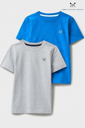 Crew Clothing Watches Company Blue Plain Cotton Classic T-Shirt (B40145) | £24 - £28