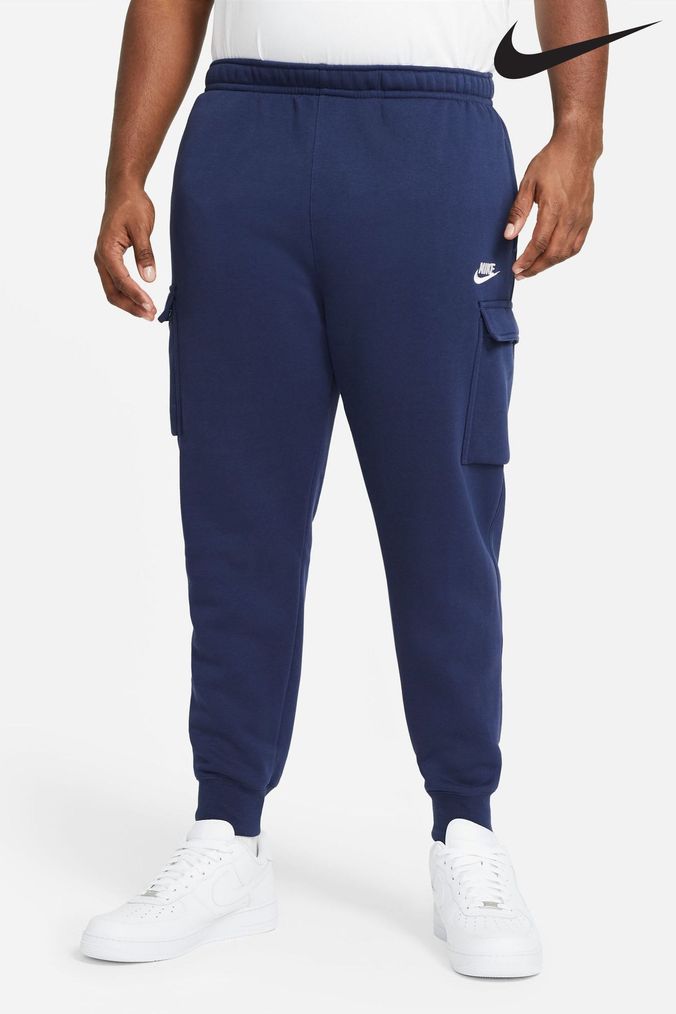 Buy Men s Nike Blue Joggers Online Next UK