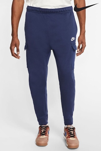 Nike Blue Sportswear Club Fleece Cargo Pants (B40529) | £55