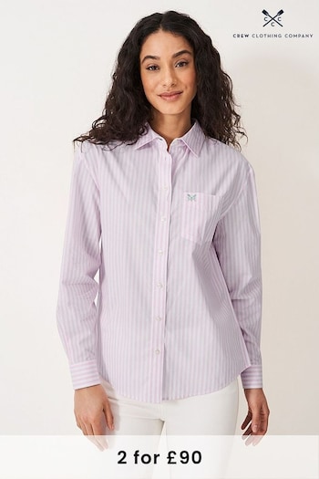 Crew Clothing Relaxed Fit Stripe Shirt (B40565) | £55