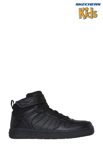 Skechers Beige Black Smooth Street Vorrez Shoes (B40581) | £44
