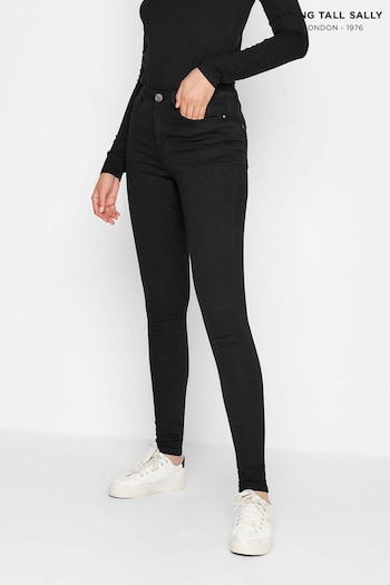Long Tall Sally Black Ava Stretch Skinny Jeans V-neck (B40648) | £37