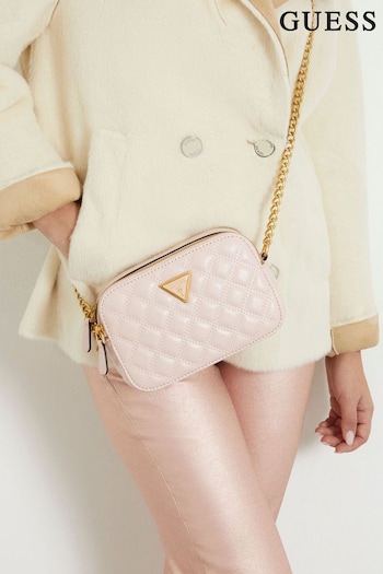 GUESS YEL Giully Quilted Camera Bag (B40748) | £105