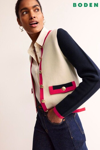 Boden Blue Holly Knitted Jacket (B40815) | £130