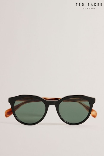Ted Baker Ariie Tb172100151 Round Framed Black Sunglasses (B40964) | £100
