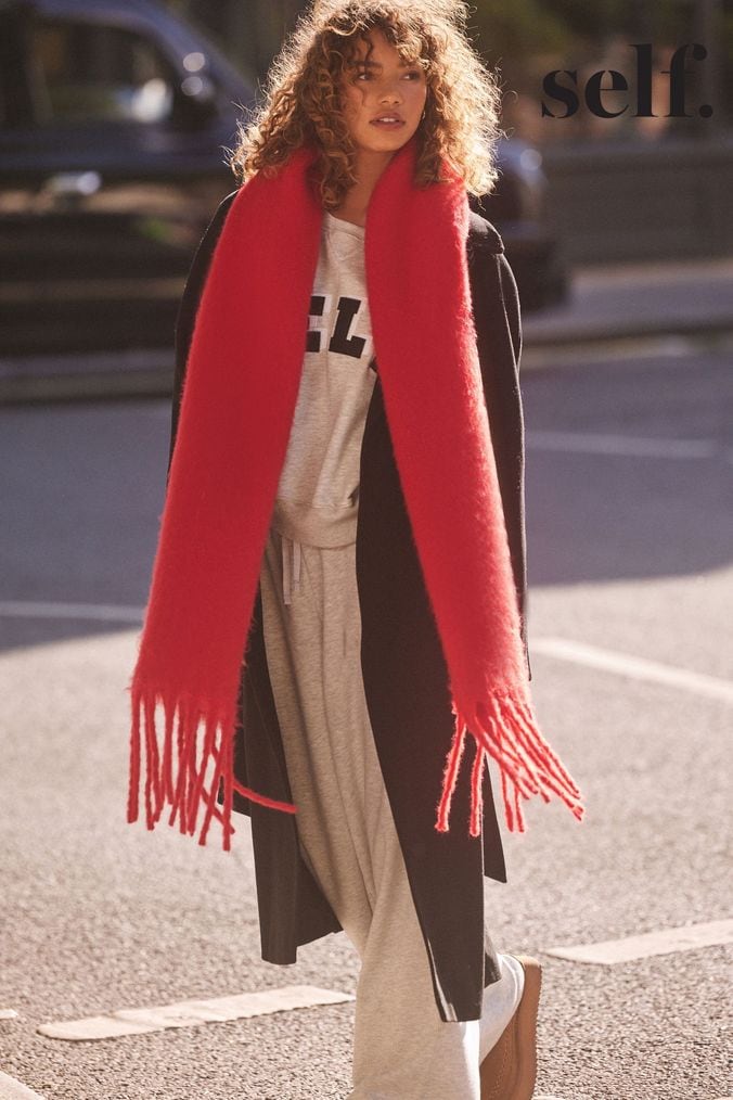 Red scarf online online
