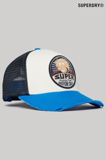 Superdry Blue Mesh Trucker Night Cap (B41244) | £25