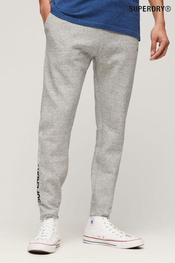 Superdry Grey Sport Tech Logo Tapered Joggers (B41297) | £60