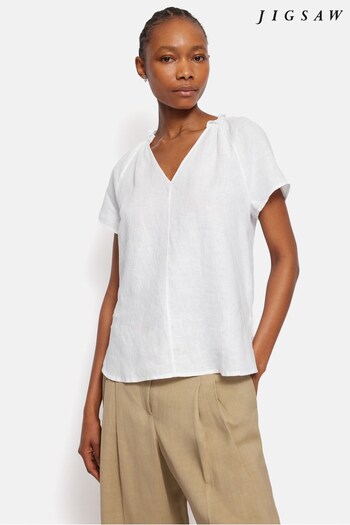 Jigsaw Light Linen Shell Top (B41460) | £85