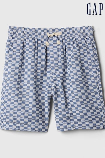 Gap Blue Crinkle Cotton Pull On Shorts (4-13yrs) (B41592) | £18
