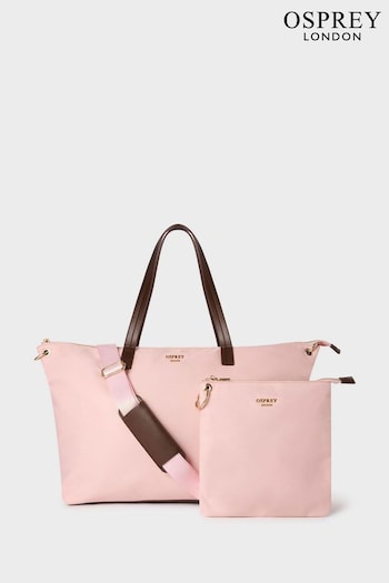 Osprey London Pink The Wanderer Nylon Weekender Purse With Pouch (B41909) | £95