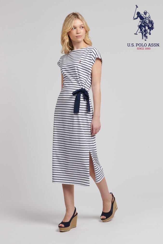 Next blue striped dress online