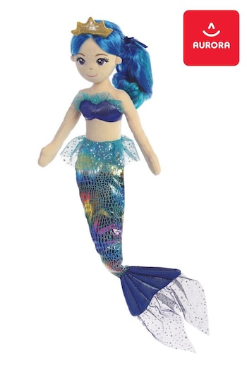 Aurora World Sea Sparkles Rainbow Indigo Plush Toy (B42078) | £23