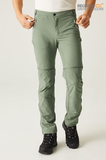 Regatta Green Mountain Zip Off Stretch Trousers (B42140) | £84