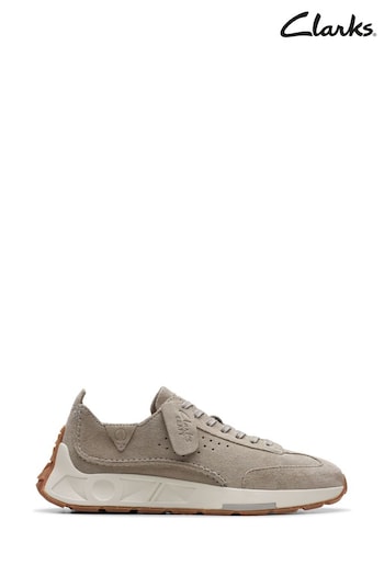 Clarks Grey Suede Craft Speed Shoes (B42411) | £100