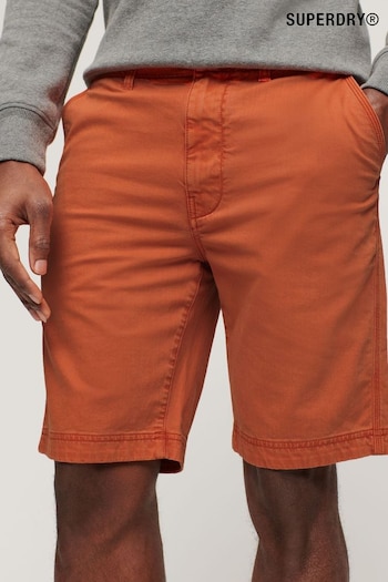 Superdry Orange Officer Chino Shorts (B42584) | £45