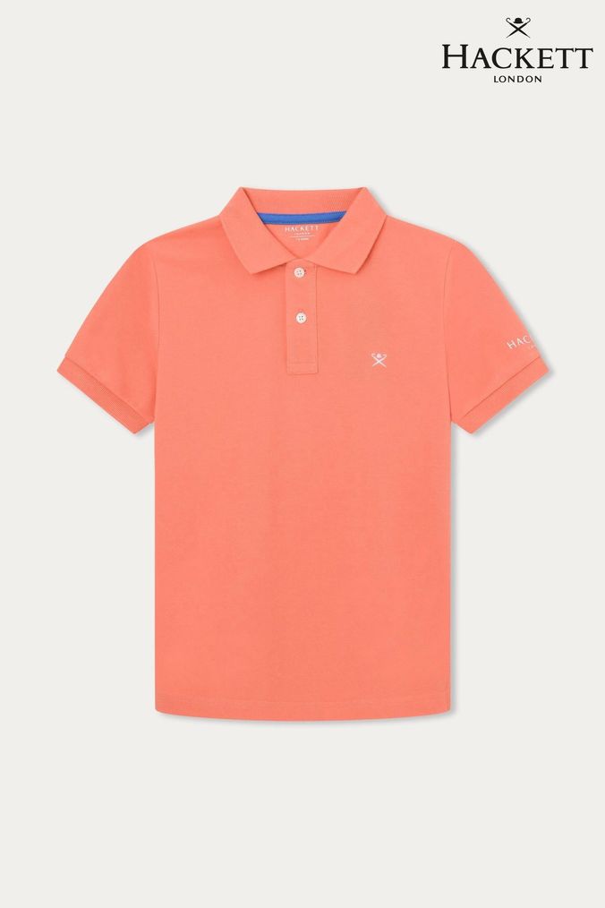 Skechers polo shirt kids orange clearance