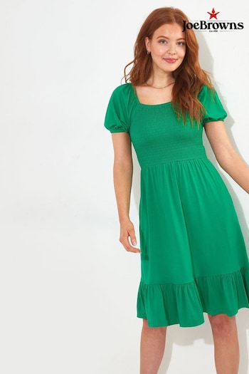 Joe Browns Green Simple Colourblock Midi Dress (B42690) | £45