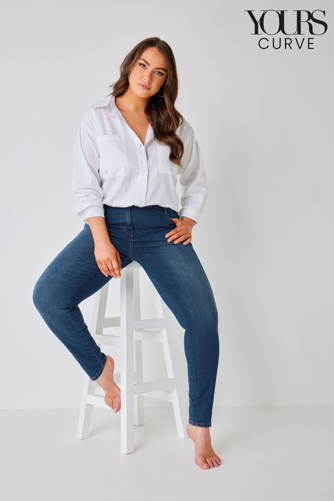 Buy Women s Yours Curve Jeans Online Next UK