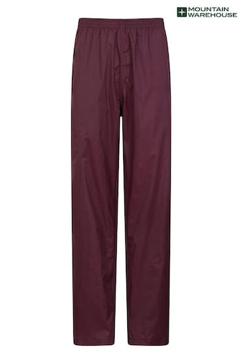 Mountain Warehouse Purple Womens Pakka Waterproof Over Sneakers Trousers (B42884) | £36