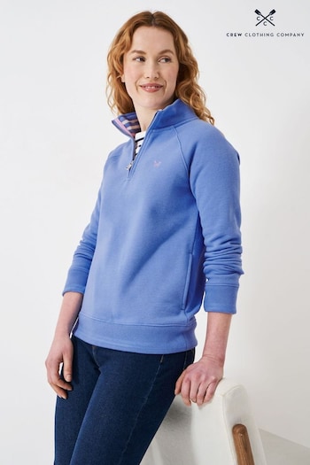 Crew motif Clothing Half Zip Sweatshirt (B42959) | £59