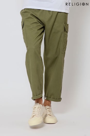 Religion Green Lounge T-Shirt Trousers (B42977) | £70