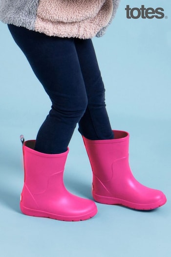 Totes Ganebet Pink Childrens Charley Welly Boots (B43047) | £25
