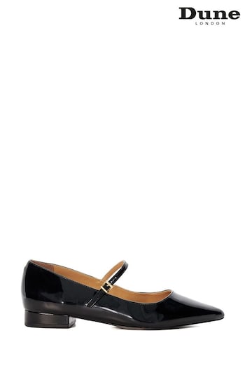 Dune London Black Hastas Mary Jane Point Shoes (B43171) | £85