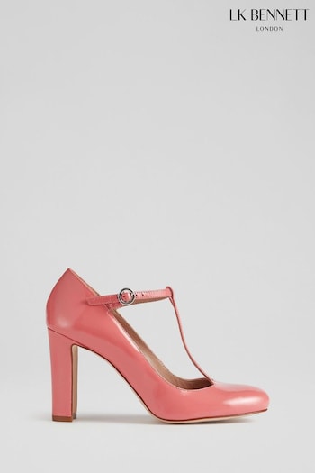 LK Bennett Coral Annalise Patent Leather T-Bar Shoes (B43196) | £329