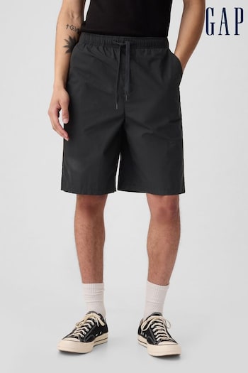 Gap Black Poplin Easy Pull On Shorts (B43397) | £30