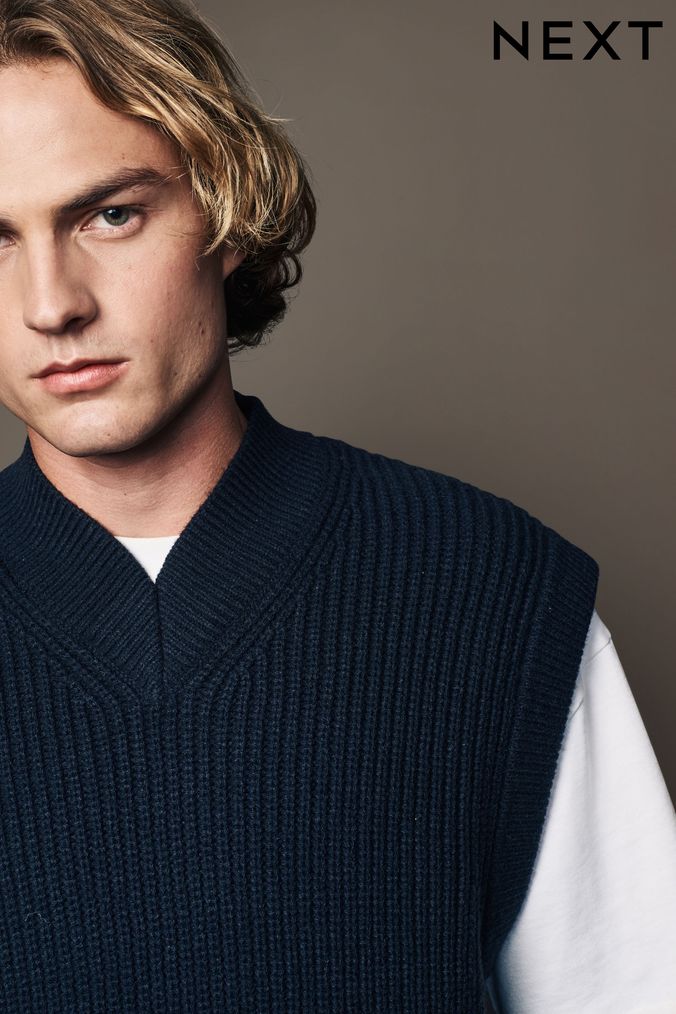Mens Sleeveless Jumpers Next Official Site