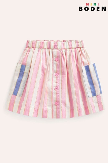 Boden Pink Pull-On Twirly Skirt (B43629) | £27 - £32